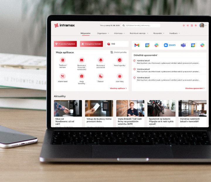 Webová verze úvodního rozcestníku